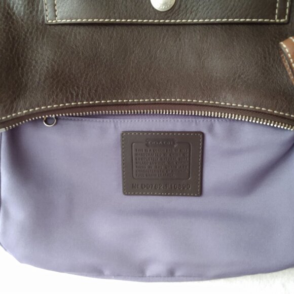 Vintage, never used leather coach bag - Picture 2 of 16